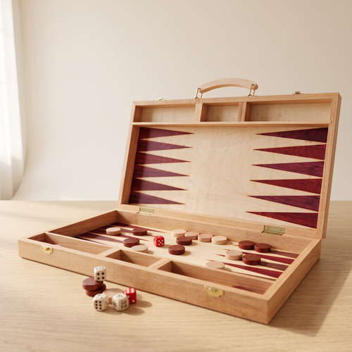Backgammon Ankara - Coffret en bois massif — packshot